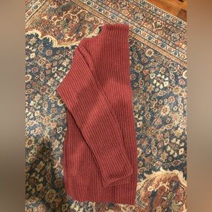 Max Studio burgundy cowl neck sweater